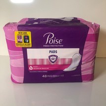 Poise Maximum Absorbancy Regular Length Pads 48 ct Package - $10.18