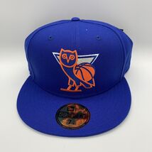 OVO x NBA New York Knicks 7 3/8 59Fifty New Era Hat Fitted October&#39;s Ver... - $189.99