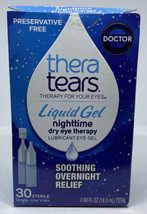 TheraTears Liquid Gel Nighttime Dry Eye Therapy Preservative Free 30 Ct..+ - £20.32 GBP