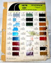 1976 Chrysler/ Plymouth/Dodge Exterior Color Samples 700 - €5,43 EUR