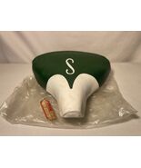 New Vintage Schwinn Messenger Green/ White Bike Seat Monogram - $133.64