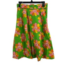 ModCloth x Marisol Muro Flower Cat A Line Skirt Size 6 - £49.77 GBP