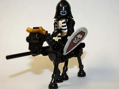 PLTOYS Dark Skeleton Knight I With Horse Animal Toy Figures For Sale - £4.58 GBP