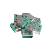 LINDY USB Port Blocker (without key) - Pack of 10 Colour Code: Green  - $50.00