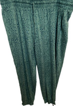 AnyBody Green Print Knit Lounge Pants Size XL, NWOT - £11.01 GBP