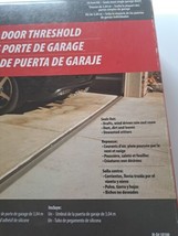 Garage Door Threshold 10 feet + Tube Of Adhesive New in Box - $39.35 CAD