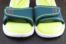 Nike Sz 6 M Blue Slide Synthetic Women Sandals - £15.78 GBP