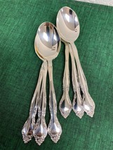 Oneida Community Silverplate AFFECTION Oval Soup Dessert Spoons x6 - £31.96 GBP