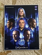 NASA ISS Space Station Expedition 37 Crew Poster - $12.37