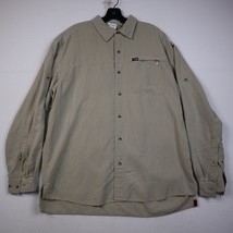 The North Face Shirt Mens L Checked Vented Fishing Hunting Long Sleeve Button Up - $25.72