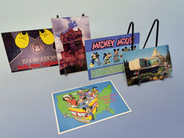 Disney Postcard Collection Lot 5 Disneyland MGM Studios Mickey Mouse - $19.99
