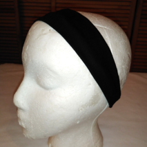 2 X Solid Black Color Fabric Headband for Woman/ Head Wrap Accessory Hai... - £6.27 GBP