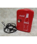 Coca-Cola Coke Soda Refrigerator Cooler Red 2021 120VAC Cord 12VDC Car A... - $55.91 CAD