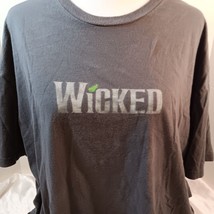 Wicked Wear &quot;Defy Gravity&quot; 2011 Musical Tour Double Sided Gray T-Shirt S... - £11.68 GBP