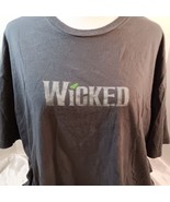 Wicked Wear &quot;Defy Gravity&quot; 2011 Musical Tour Double Sided Gray T-Shirt S... - £11.62 GBP