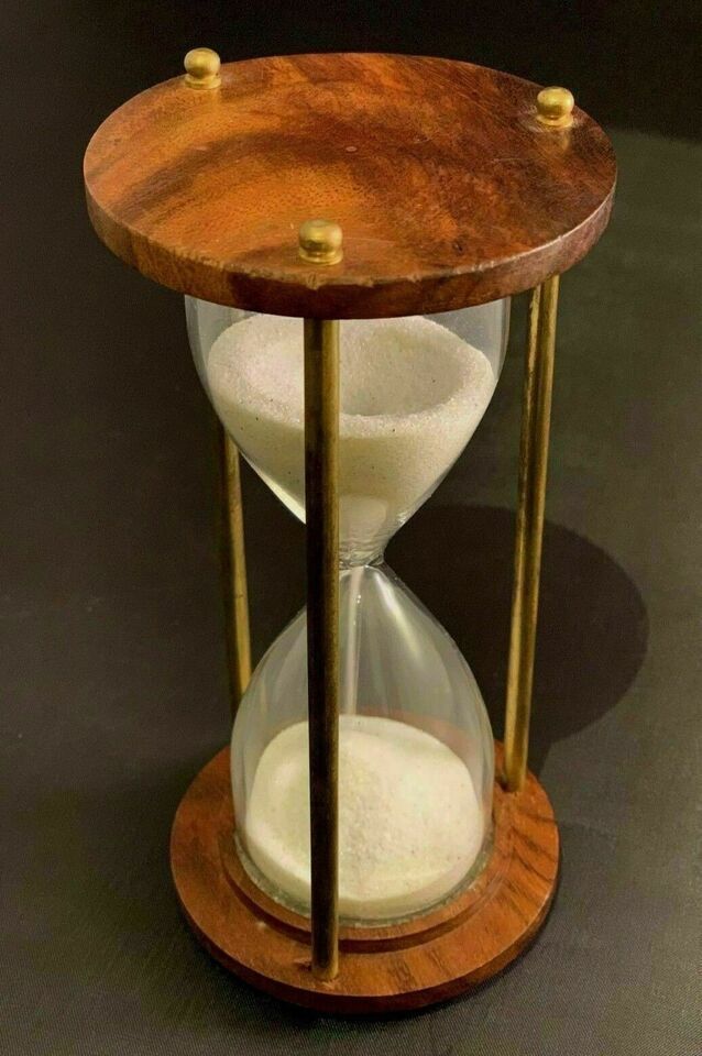 Primary image for Antique Sand timer Wooden Hourglass Vintage Hourglass Maritime Nautical Decor