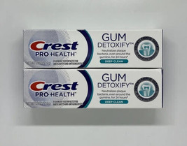 (2) Crest Pro Health Gum Detoxify Deep Clean Toothpaste Travel Size .85 oz 2024 - £7.00 GBP
