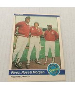 1984 Fleer Philadelphia Phillies Rose, Perez &amp; Morgan Reunited Trading C... - $55.27 MXN