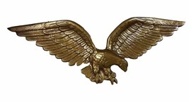 VTG Large Cast Metal Eagle Wall Hanging 22” Wingspan Patriotic Indoor Outdoors - £21.64 GBP