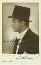 Bruno Kastner (1926) Orig German Silent Film Postcard Signed By Bruno Kastner - £97.78 GBP