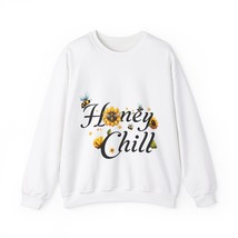 honey chill bees sunflowers Unisex Heavy Blend™ Crewneck Sweatshirt men ... - $27.70+