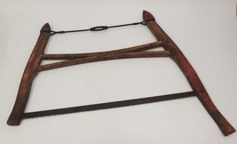 Antique Vintage Cross Cut Wood Bow Saw Buck Saw 27&quot; Blade Primitive Coll... - £42.67 GBP