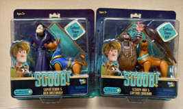 Scooby-Doo Super Scoob! 2 Sets of Figures Captain Caveman &amp; Dick Dastardly New - £23.58 GBP