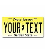 New Jersey Garden State Customized  Vanity Novelty Custom... - $120.00