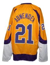 Any Name Number New York Golden Blades Retro Hockey Jersey Yellow Any Size image 5
