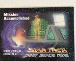 Star Trek Deep Space Nine Trading Card #19 Mission Accomplished - $1.97