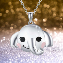 Cute Cartoon Elephant Necklace Perfect Birthday or Christmas Gift - $20.31