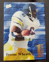 Tyrone Wheatley 95 Fleer Ultra NY Giants Football Trading Card #20 of 20 - £10.22 GBP