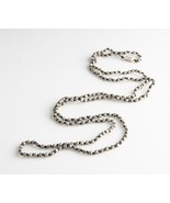Amazing Leather Strand Necklace w/ Silverplate Beads &amp; Magnetic Clasp - €140,25 EUR