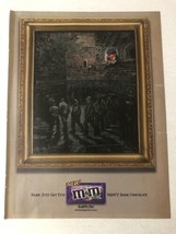 Dark Chocolate M&amp;Ms Print Ad pa24 - $152.96 MXN