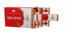 D'Art Incense Sticks Sandal Saffron Agarbatti Export Quality Hand Rolled  12X15g - $20.23