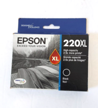 Epson 220XL (T220XL120) Black Ink Cartridge -10/2020 Genuine, New Sealed OEM - £10.93 GBP