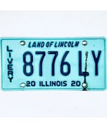 2020 United States Illinois Land of Lincoln Livery License Plate 8776 LY - $18.80