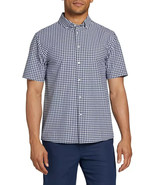 WALTER HAGEN MENS CLUBHOUSE GINGHAM BUTTON DOWN GOLF SHIRT  Navy White L... - $34.24 CAD