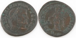 305-311 AD Roman Imperial AE Follis Coin VF+ Galerius Maximian Moneta S-3711 - £81.77 GBP