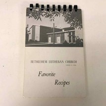 Vtg Bethlehem Lutheran Church Fargo North Dakota Cookbook recipes spiral... - $52.19 CAD