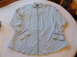 Murano Men&#39;s Long Sleeve Button Up Shirt Size XL xlarge Modern Comfort GUC - £14.18 GBP
