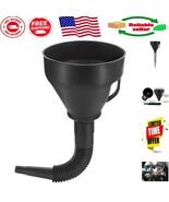 Corrosion-Resistant Automotive Funnel Kit with Wide Spout &amp; 3-in-1 Funct... - $29.22 CAD