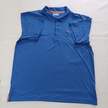 Columbia PFG Polo Shirt Men’s Sz Large Blue Collared Performance Stretch FM6138 image 13