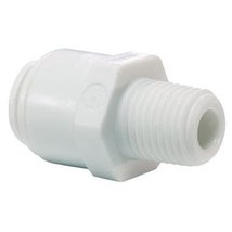 John Guest Speedfit CI010821W 1/4 inch x 1/8 NPTF Straight Adaptor (Pack... - $14.16