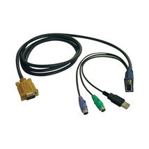 TRIPP LITE P778-010 10FT USB / PS2 CABLE KIT FOR KVM SWITCH B020-U08 / U... - $54.95