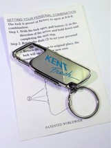 KENT Combination Luggage Lock Keychain / Key Ring / Bag Charm - New Unused - $18.90