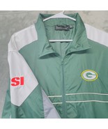 Dunbrooke Green Bay Packers Windbreaker Jacket NFL Full Zip XXL - $53.34 CAD