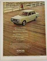 1970 Print Ad The Toyota Corona 4-Door Sedan Car $1970 - £9.68 GBP