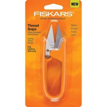 Fiskars Thread Snip Scissors, Gray Orange - $15.19