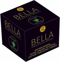 Bella Professional Organic White Cotton Eyebrow Threading Thread (8 Spools) - £16.06 GBP